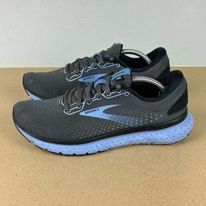 Brooks Glycerin 18 Running Shoes Womens 8.5 NARROW Gray Blue Athletic Lace Up